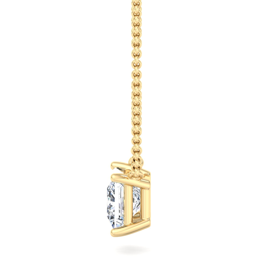 Gold Chain Pendant with Diamond
