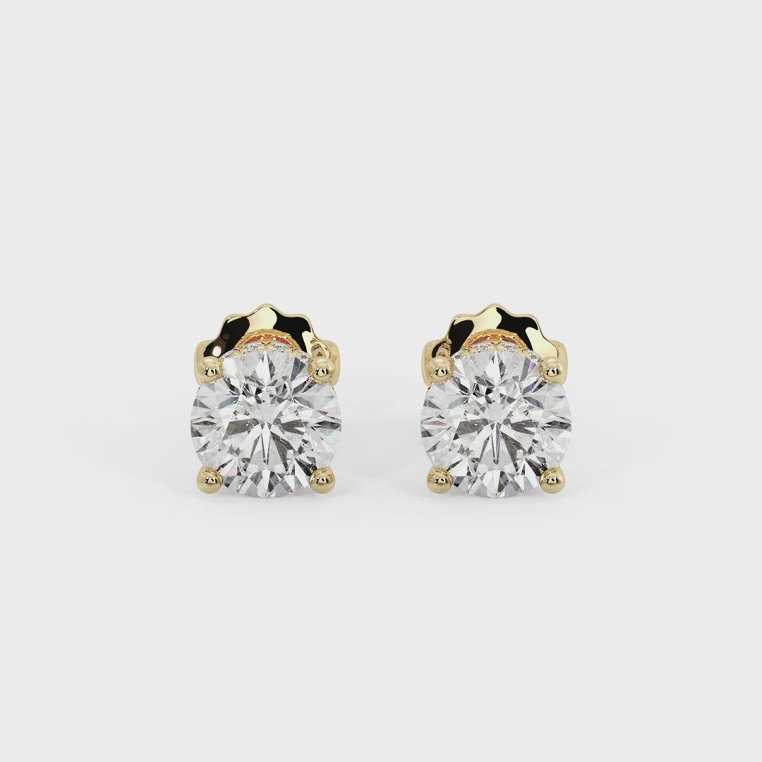 Diamond Stud Earrings