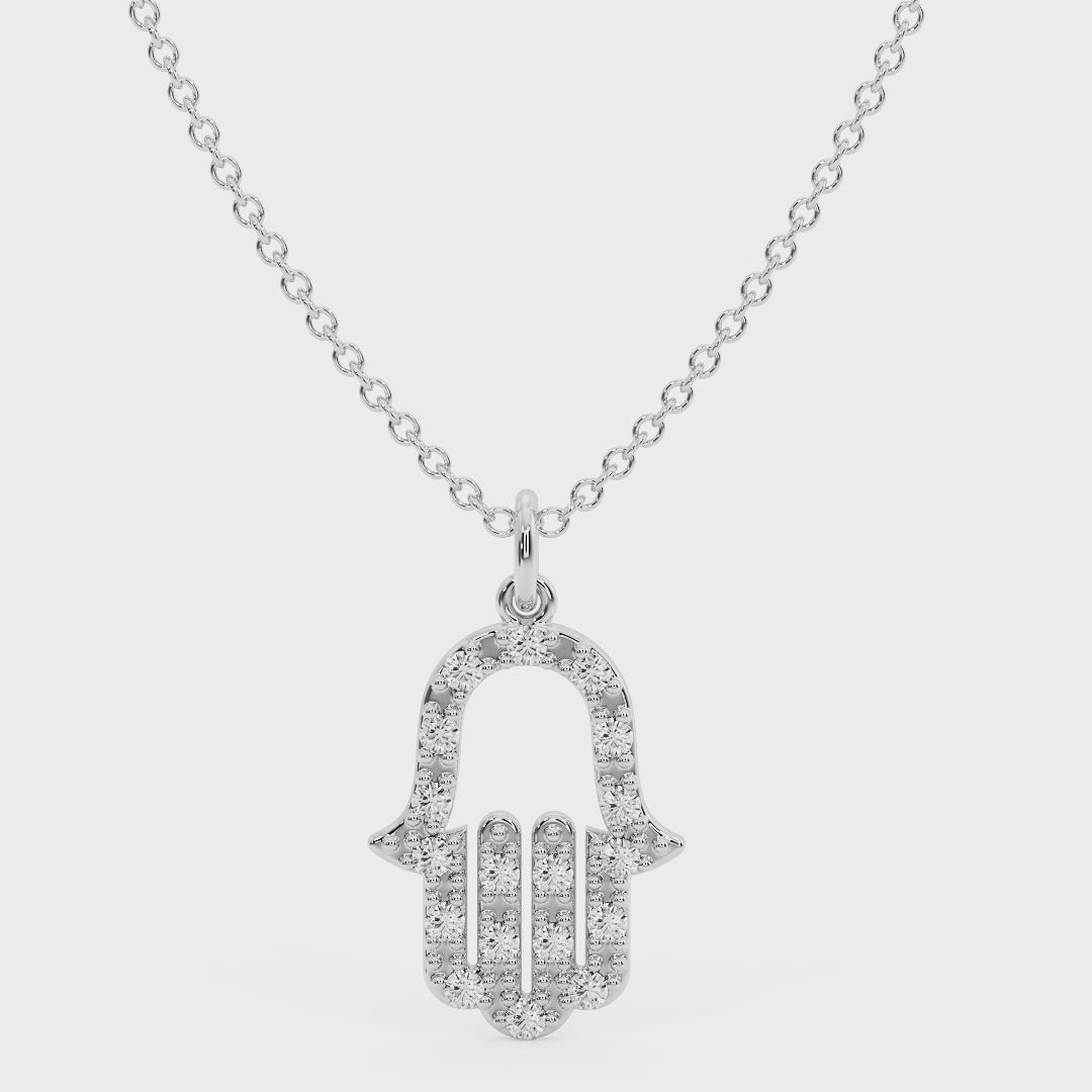 Celestial Hamsa Pendant