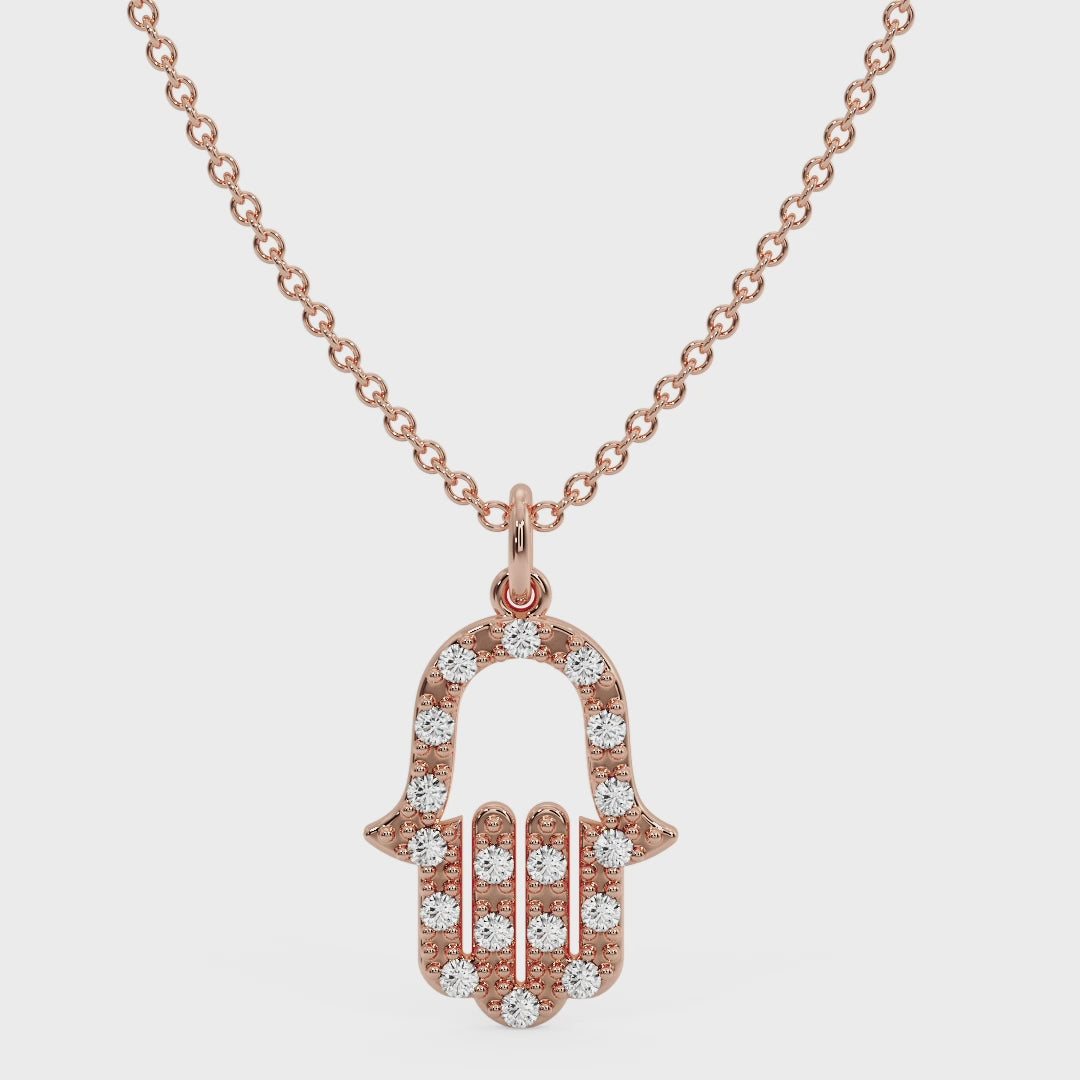 Celestial Hamsa Pendant