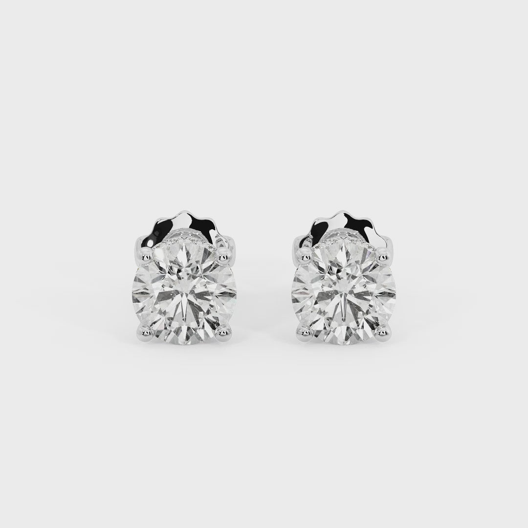 Diamond Stud Earrings