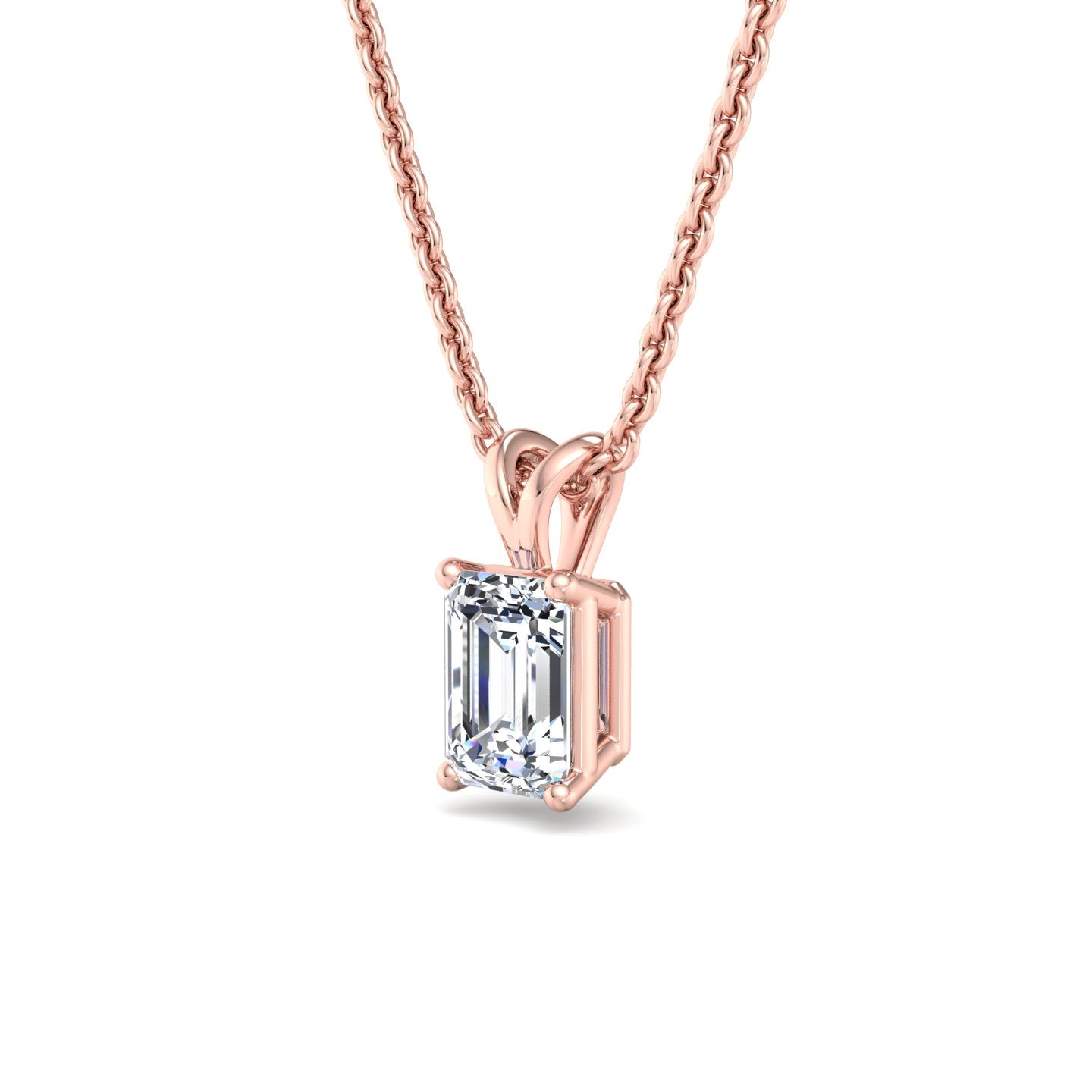 Baguette Diamond Pendant