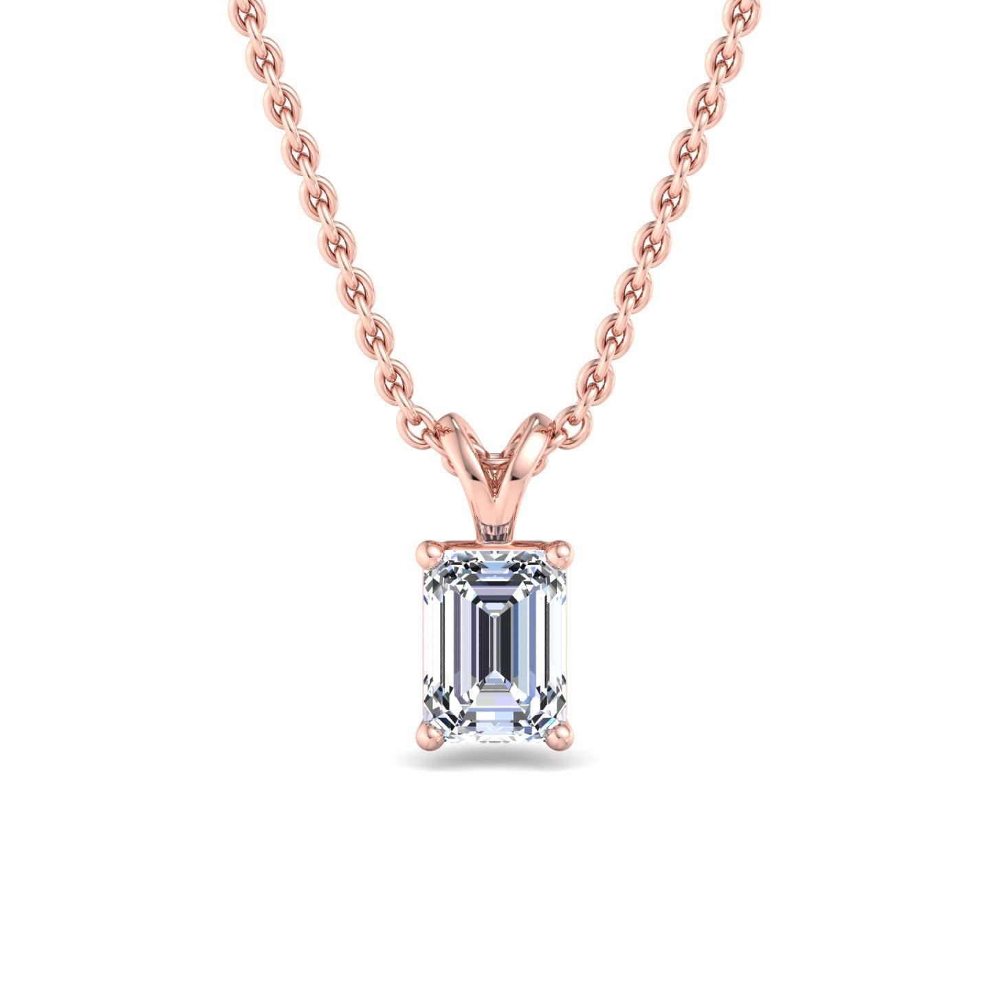 Baguette Diamond Pendant