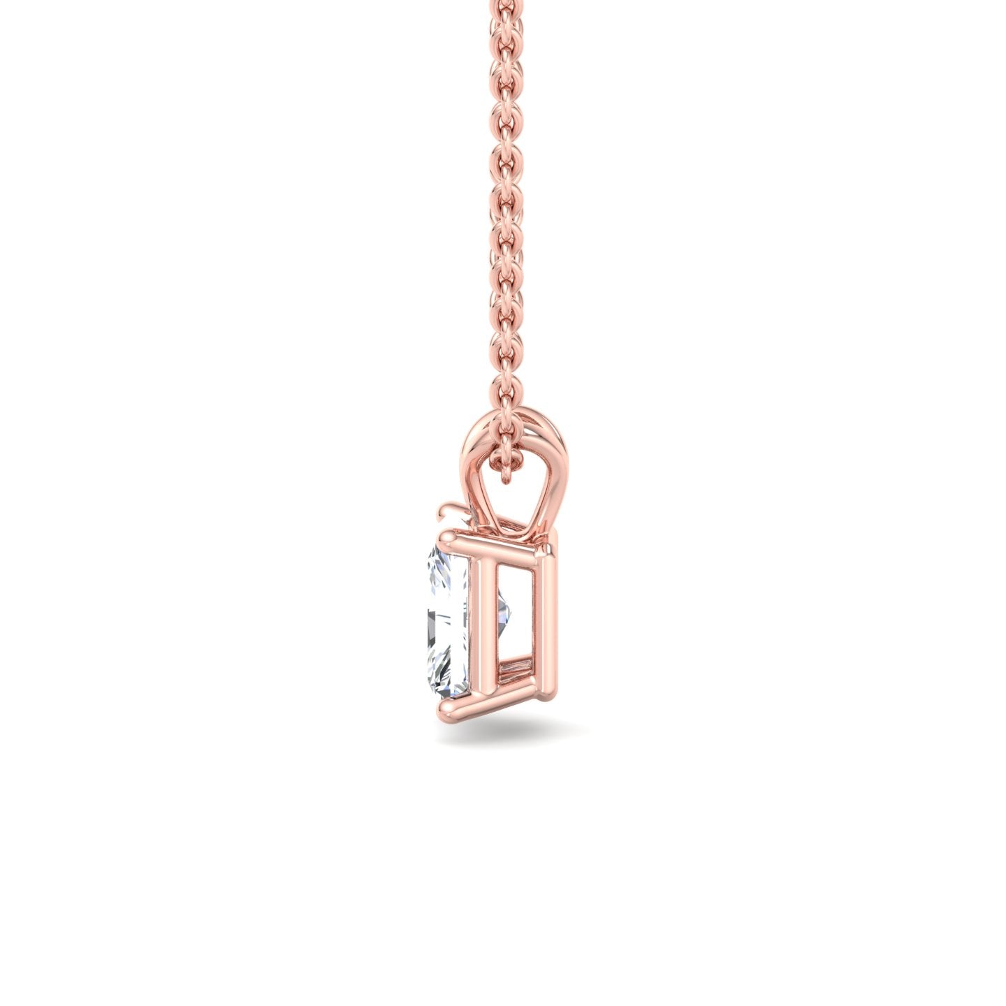 Rectangular Diamond Pendant