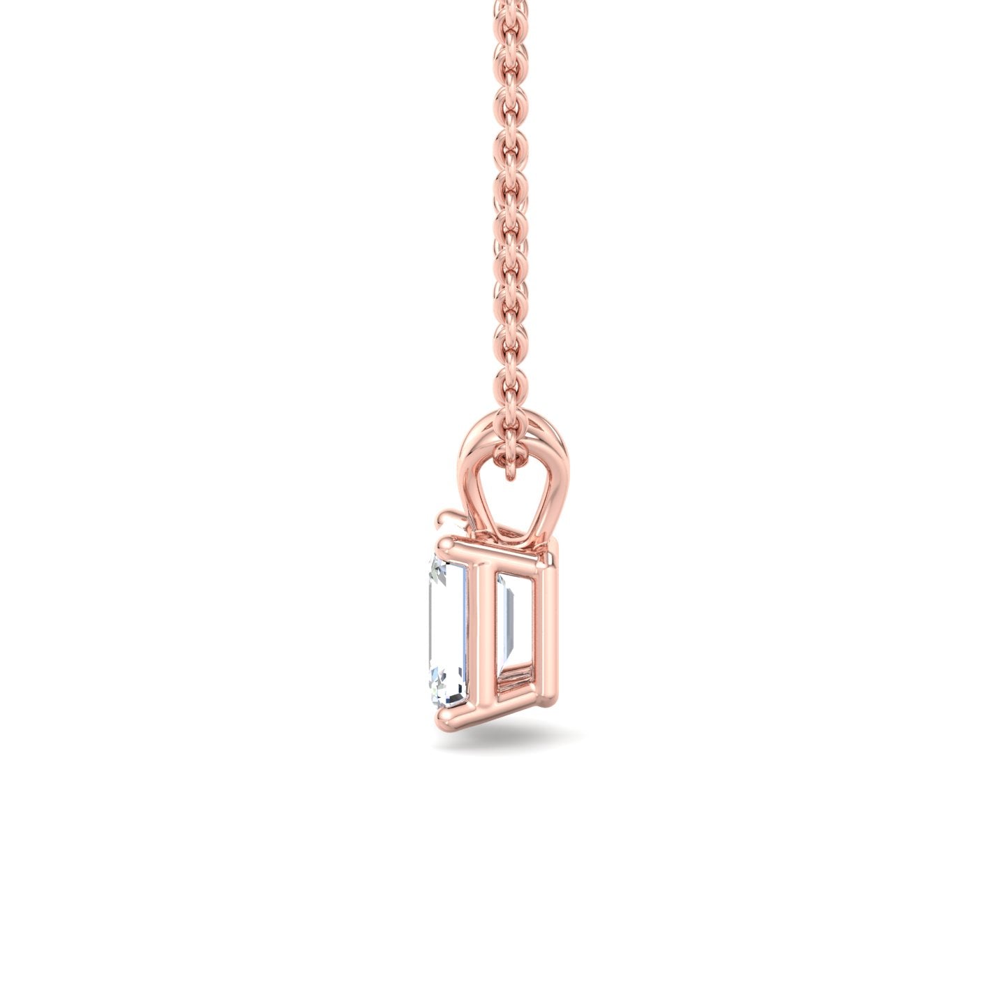 Baguette Diamond Pendant
