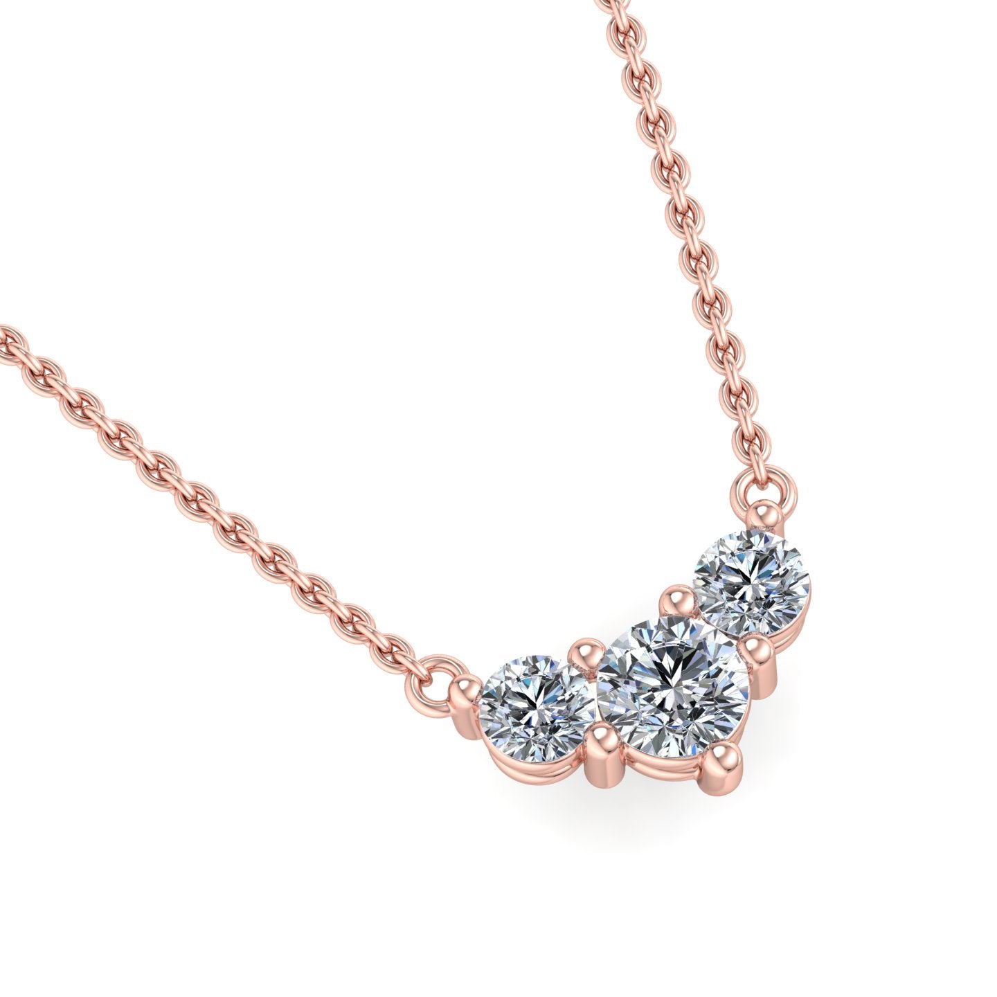 Three-Stone Diamond Pendant