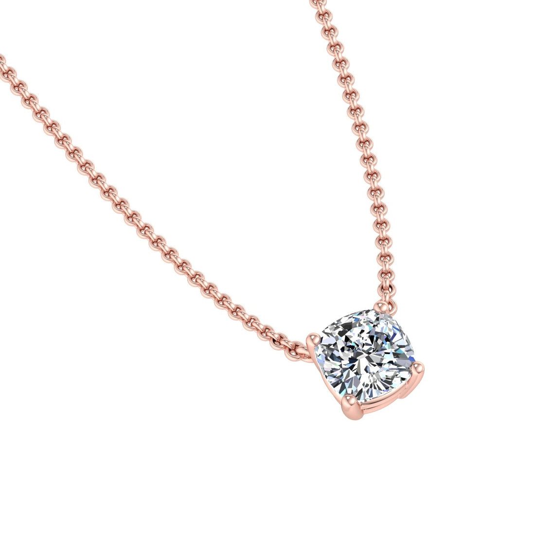 Cushion Cut Diamond Pendant