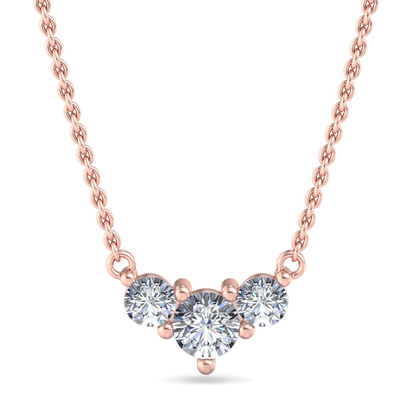 Three-Stone Diamond Pendant