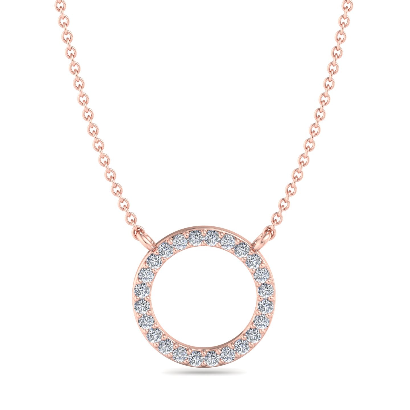 Circular Diamond Pendant