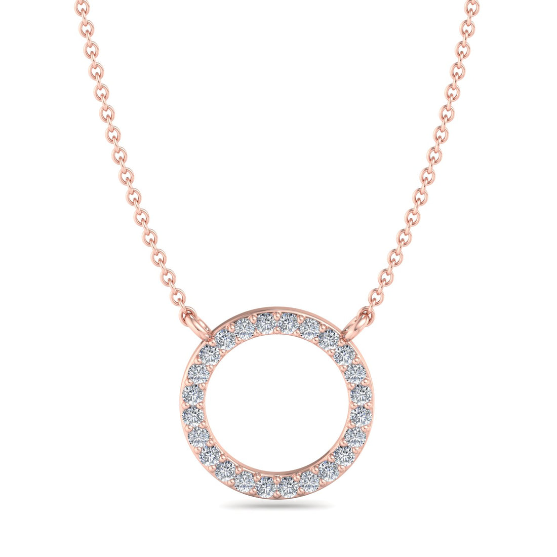 Circular Diamond Pendant