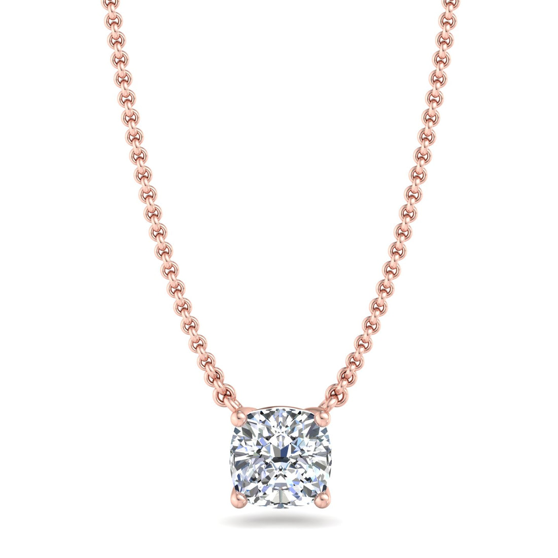 Cushion Cut Diamond Pendant