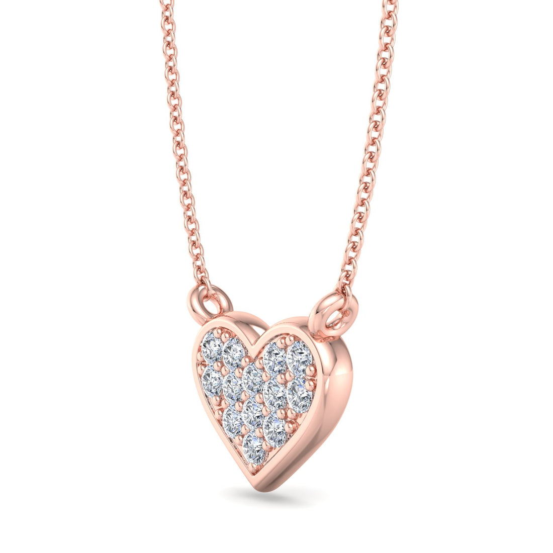 Diamond Heart Pendant