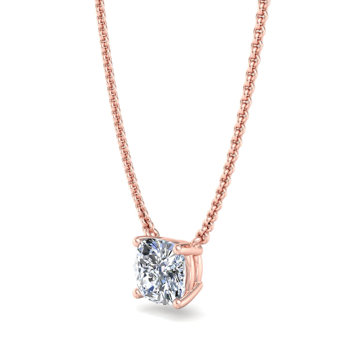 Cushion Cut Diamond Pendant
