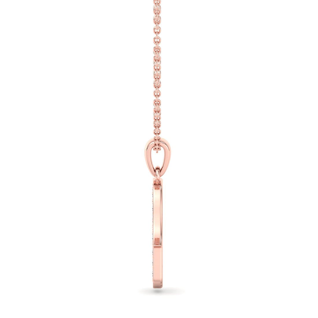 Diamond Hamsa Pendant