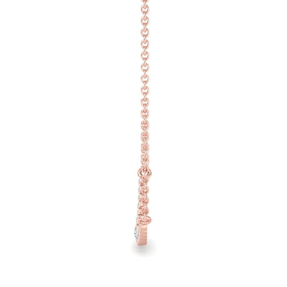 Curved Diamond Pendant