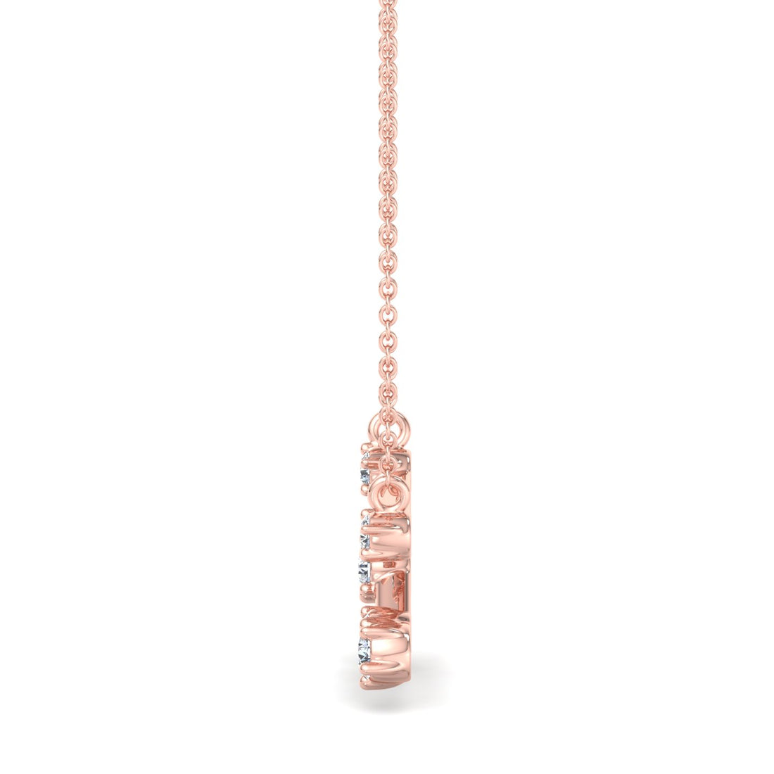 Diamond Crisscross Pendant