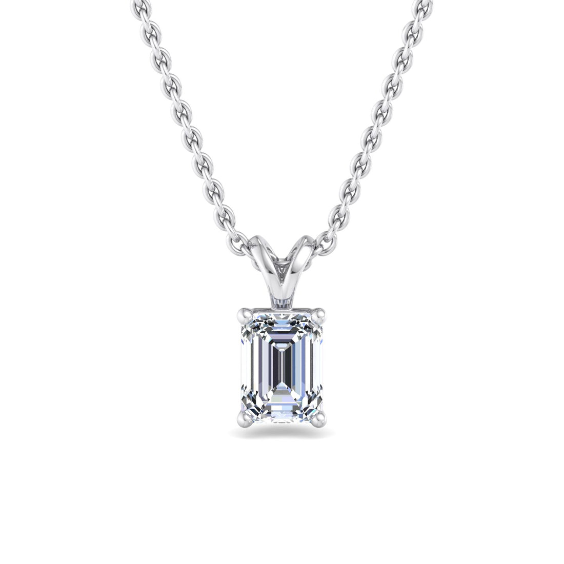 Baguette Diamond Pendant