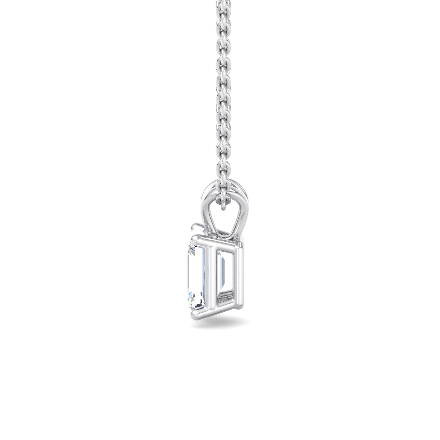 Baguette Diamond Pendant