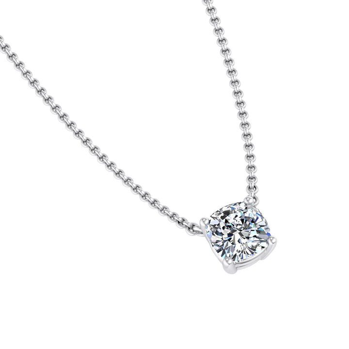 Cushion Cut Diamond Pendant