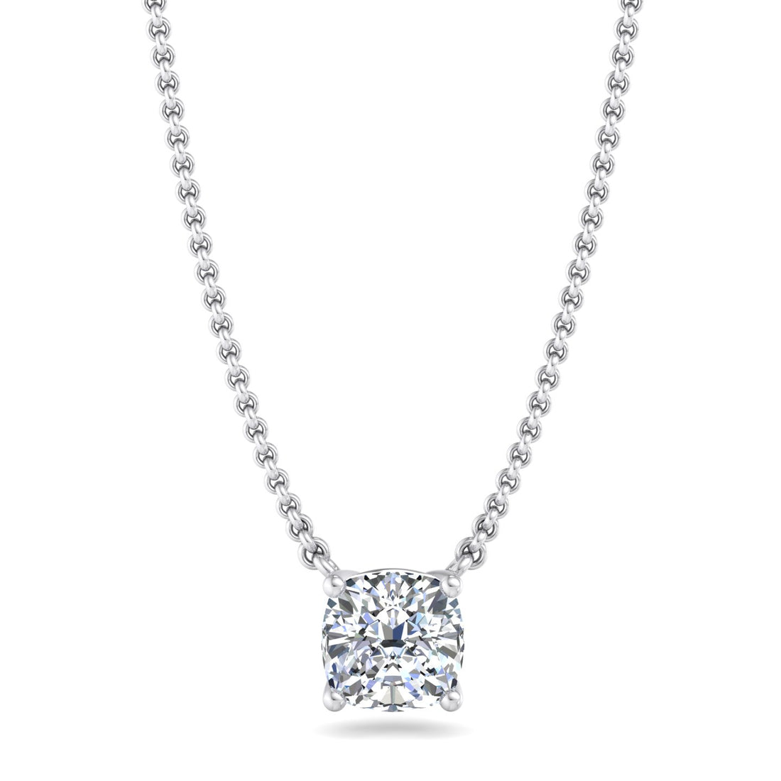 Cushion Cut Diamond Pendant