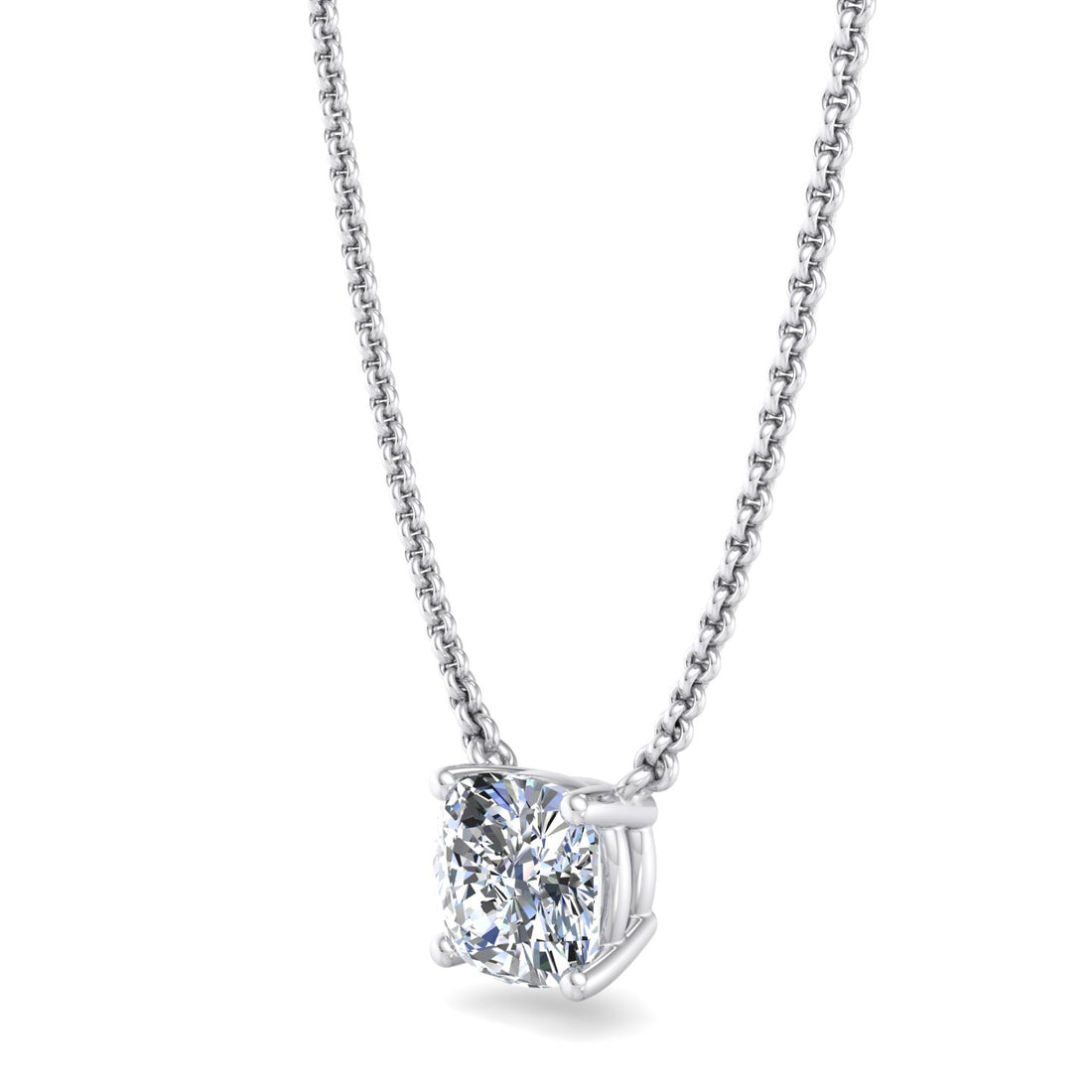 Cushion Cut Diamond Pendant