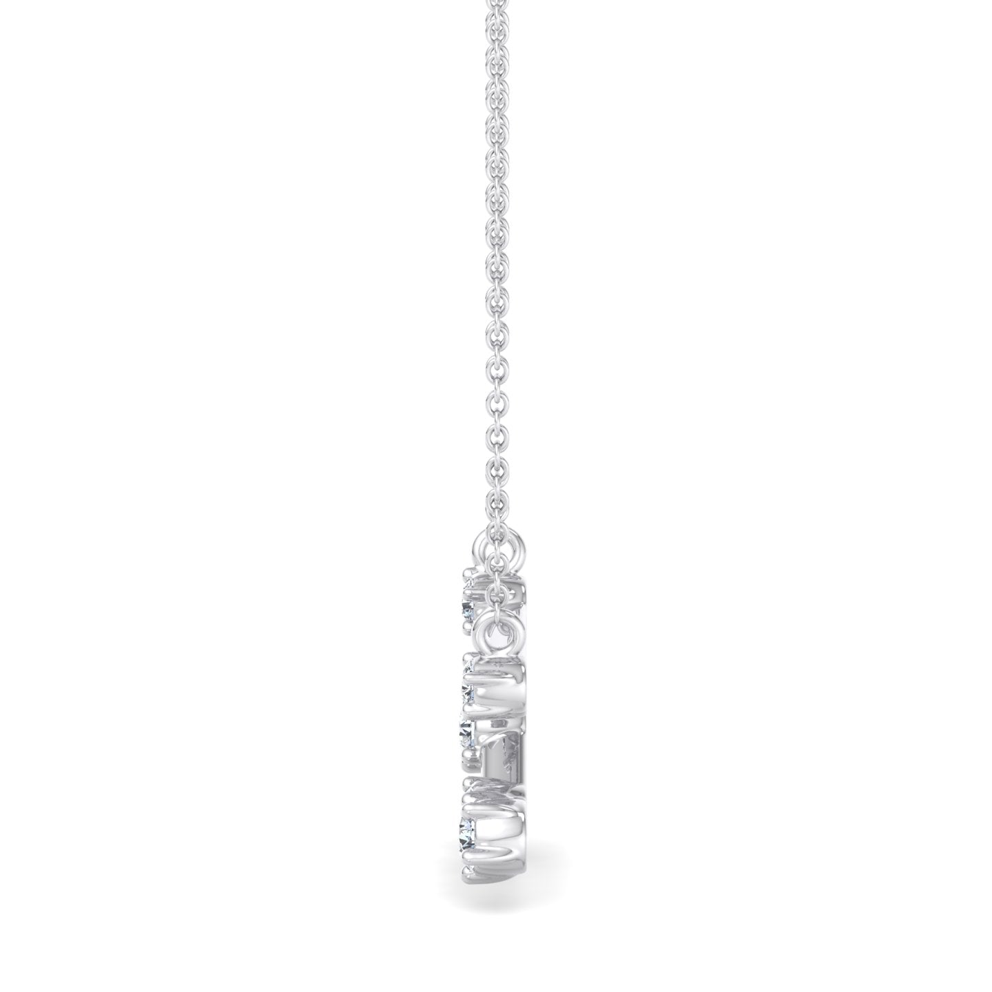 Diamond Crisscross Pendant