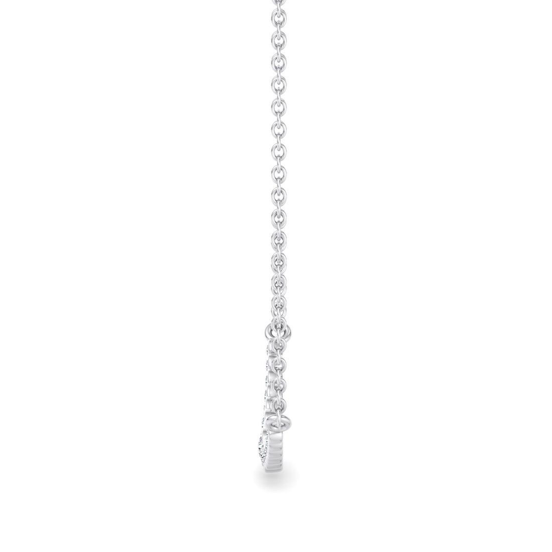 Curved Diamond Pendant