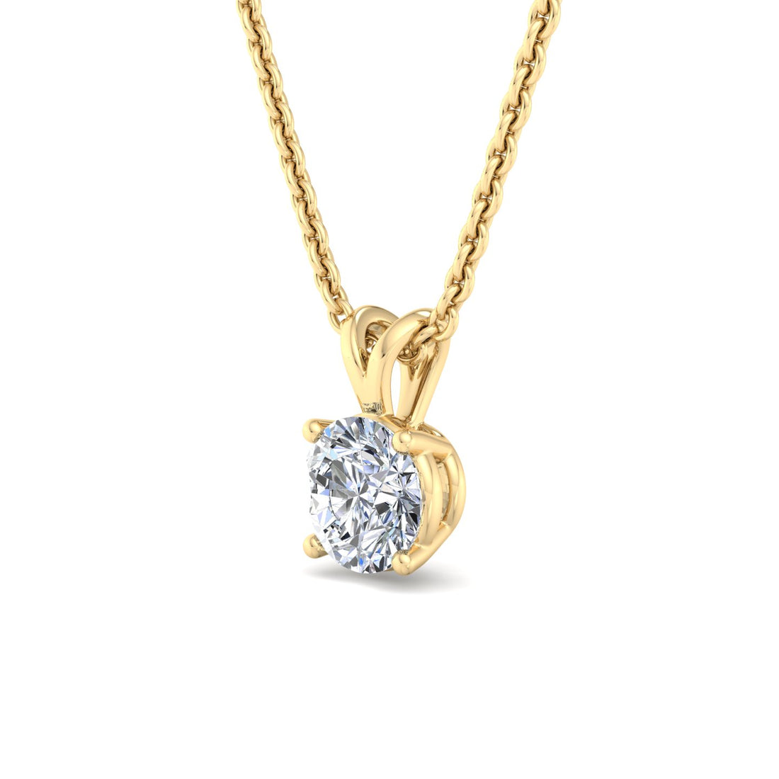Classic Gold Diamond Pendant