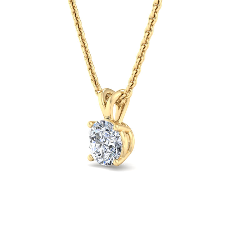 Classic Gold Diamond Pendant