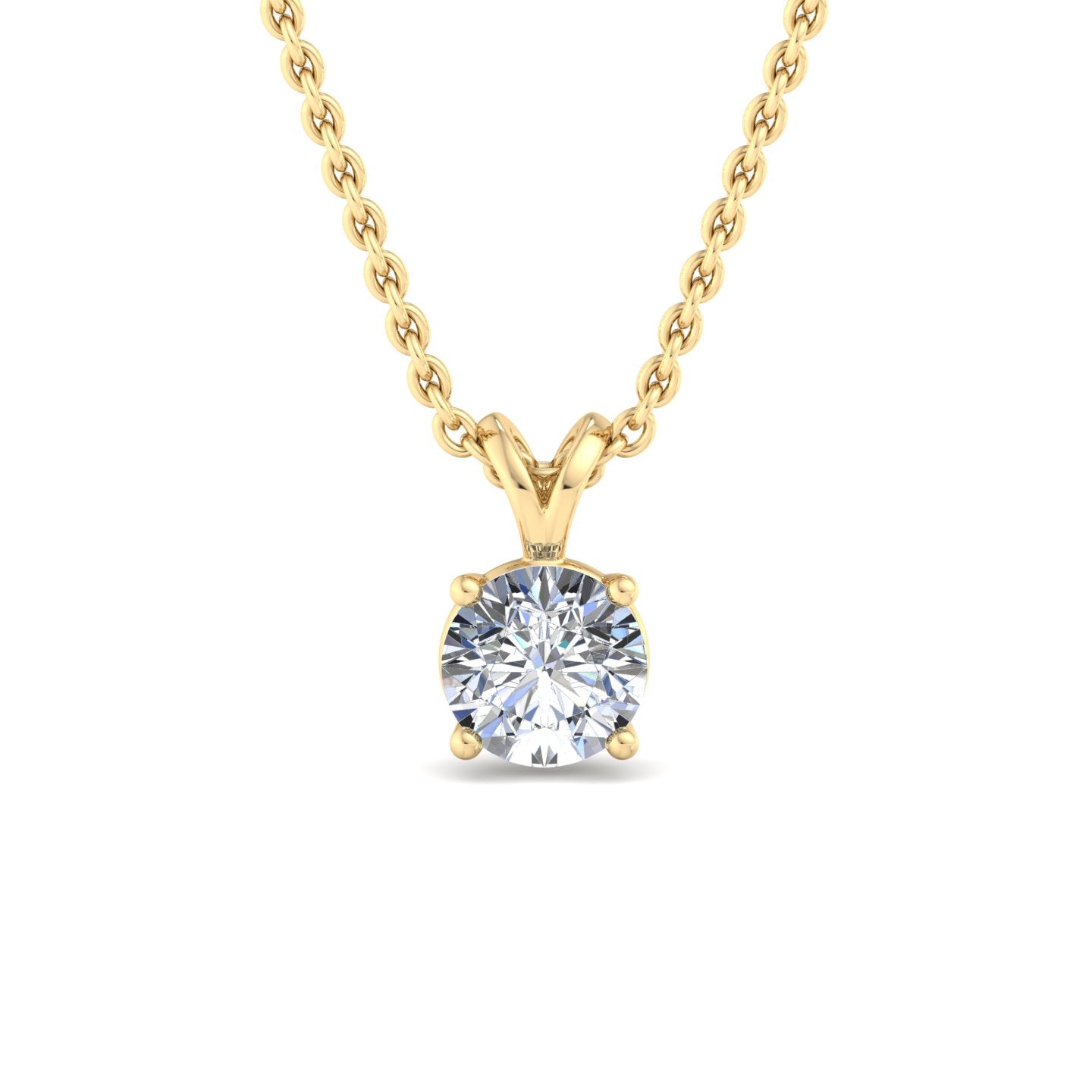 Classic Gold Diamond Pendant