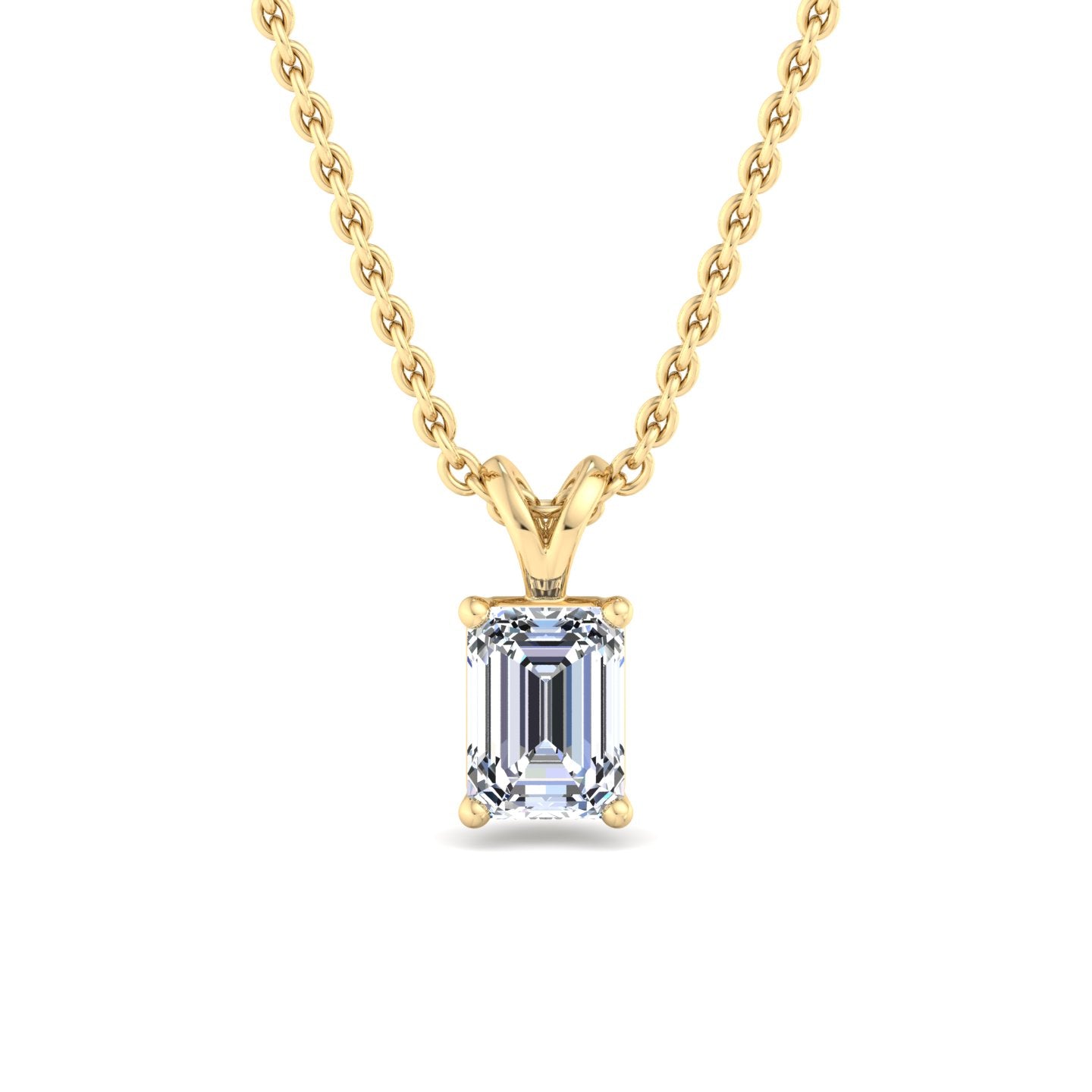 Baguette Diamond Pendant