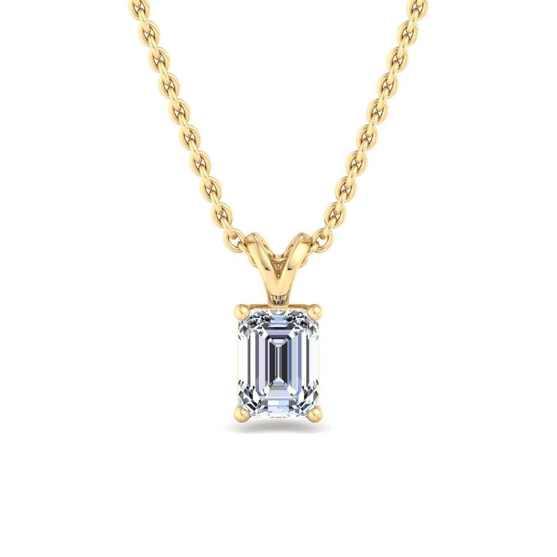 Baguette Diamond Pendant