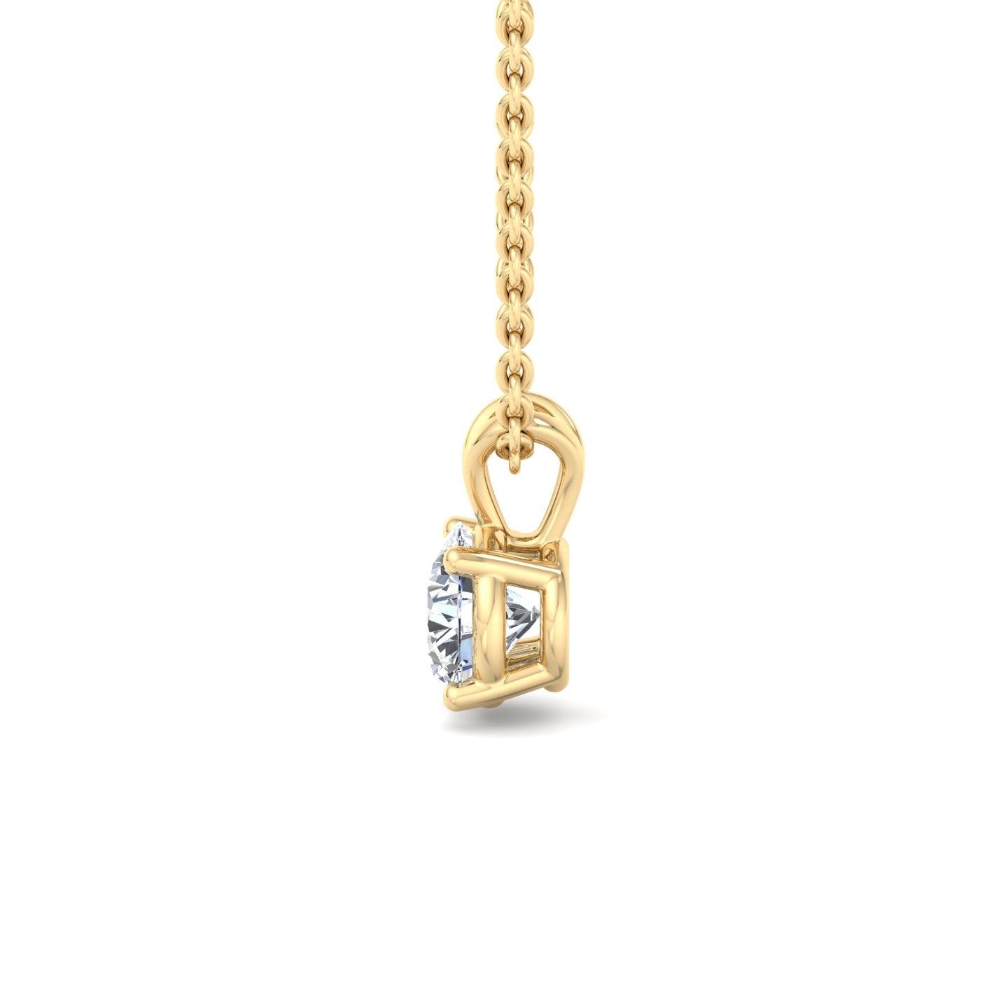 Classic Gold Diamond Pendant