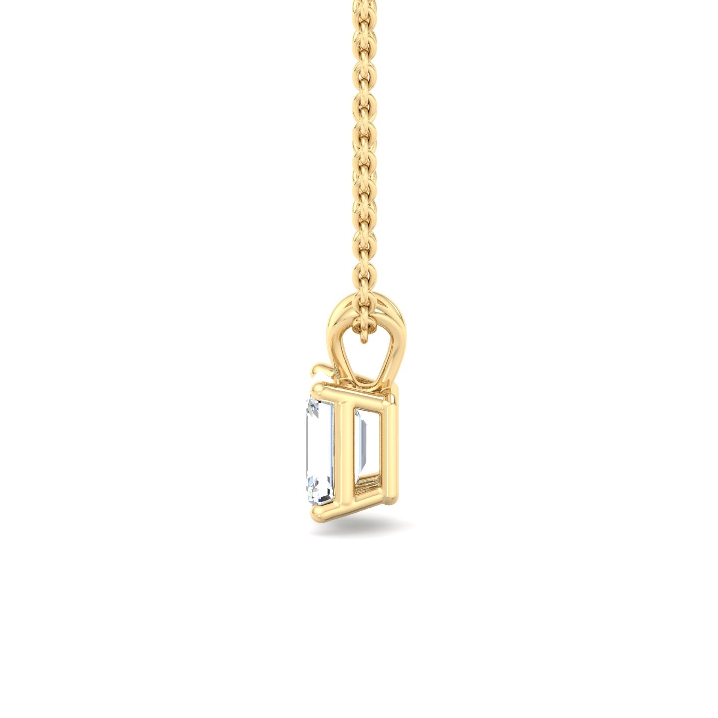 Baguette Diamond Pendant
