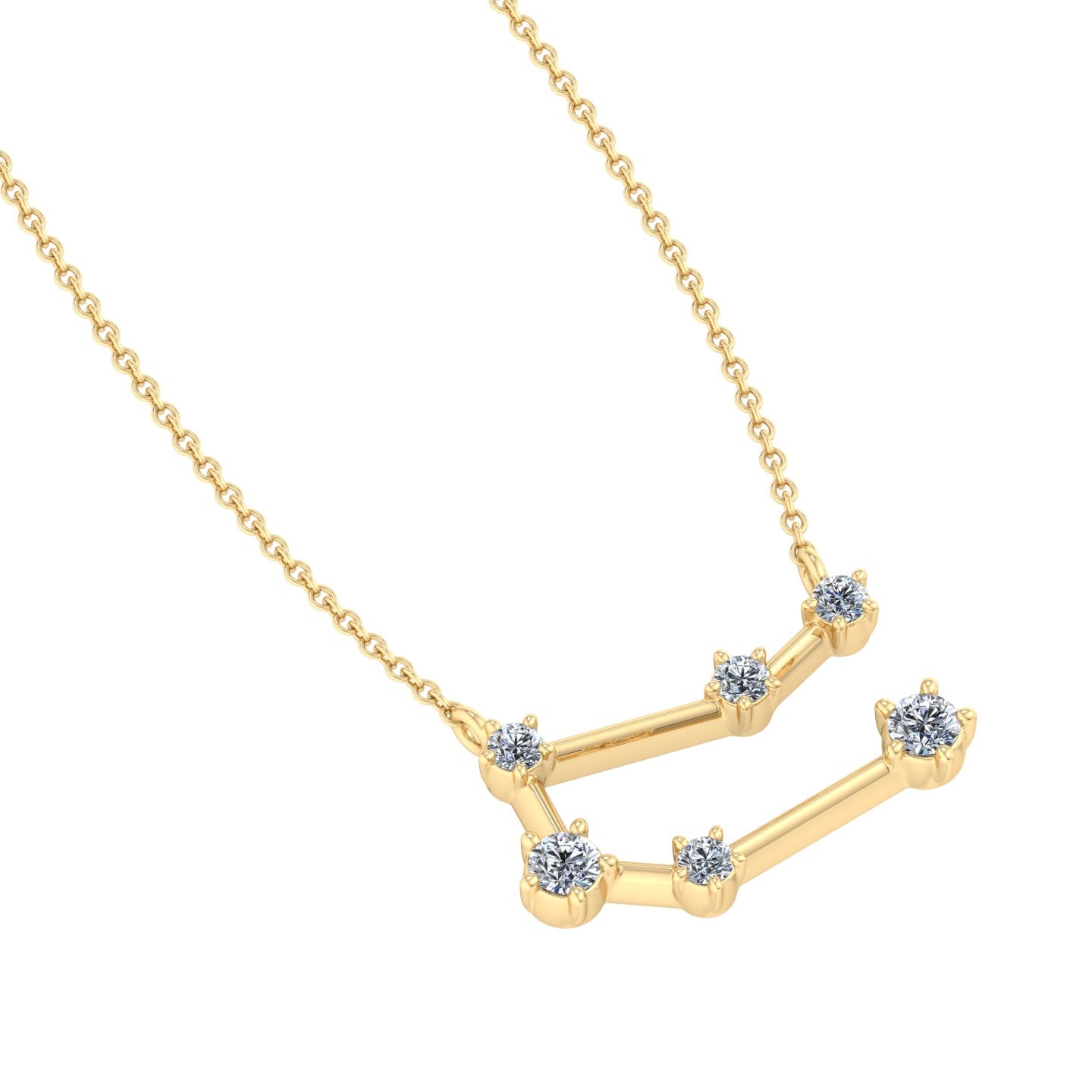 Diamond Crisscross Pendant