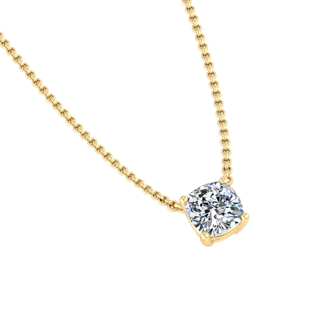 Cushion Cut Diamond Pendant