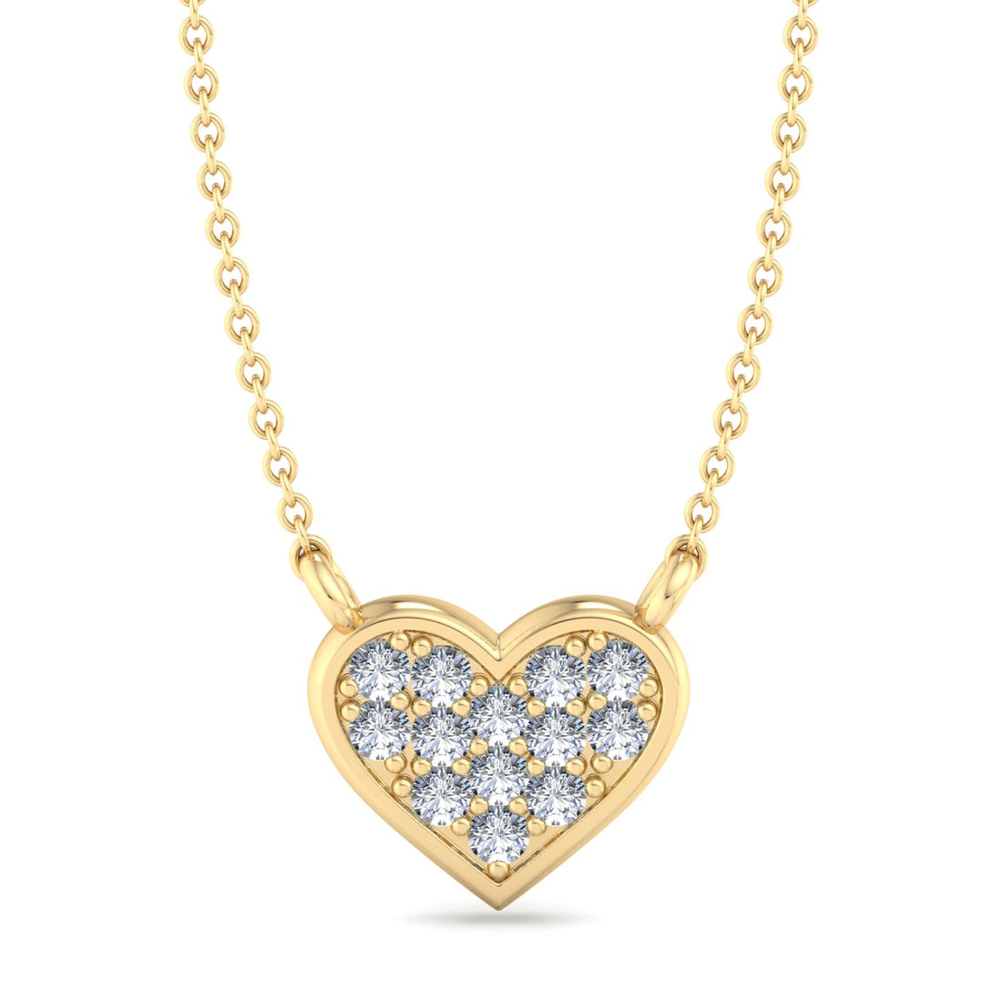 Diamond Heart Pendant