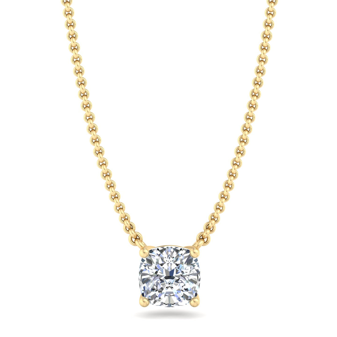 Cushion Cut Diamond Pendant
