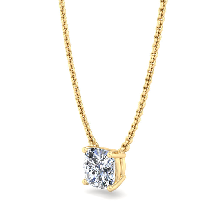Cushion Cut Diamond Pendant