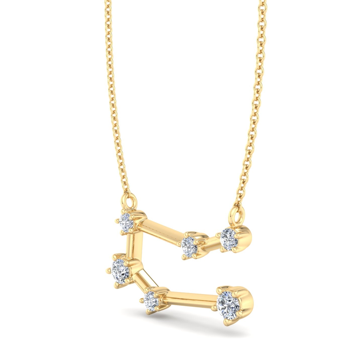 Diamond Crisscross Pendant