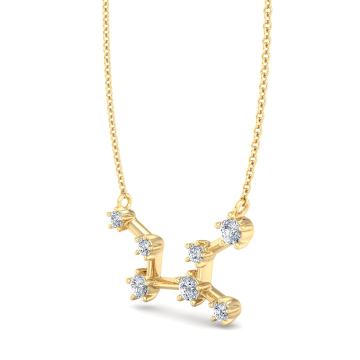 K Diamond Pendant