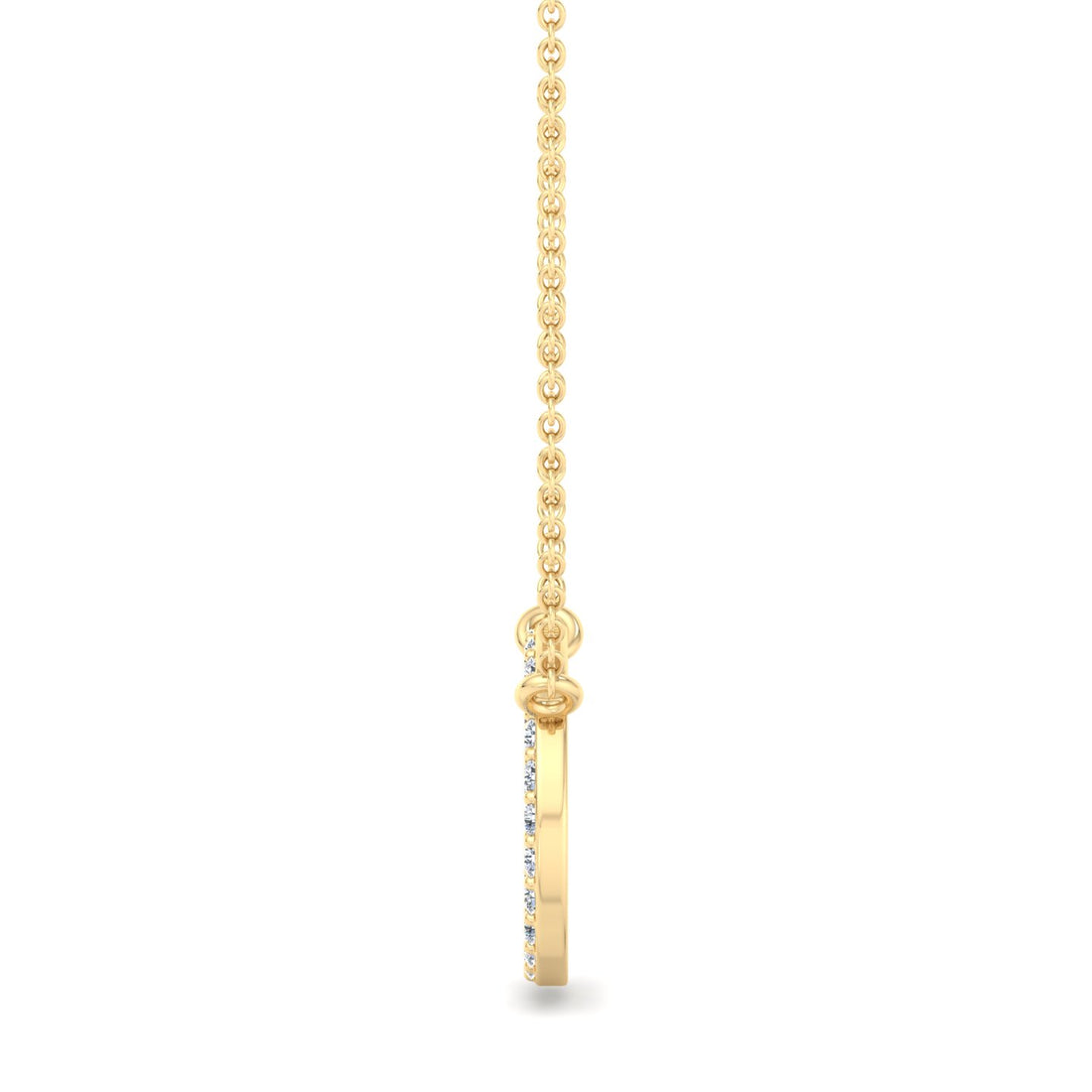 Circular Diamond Pendant