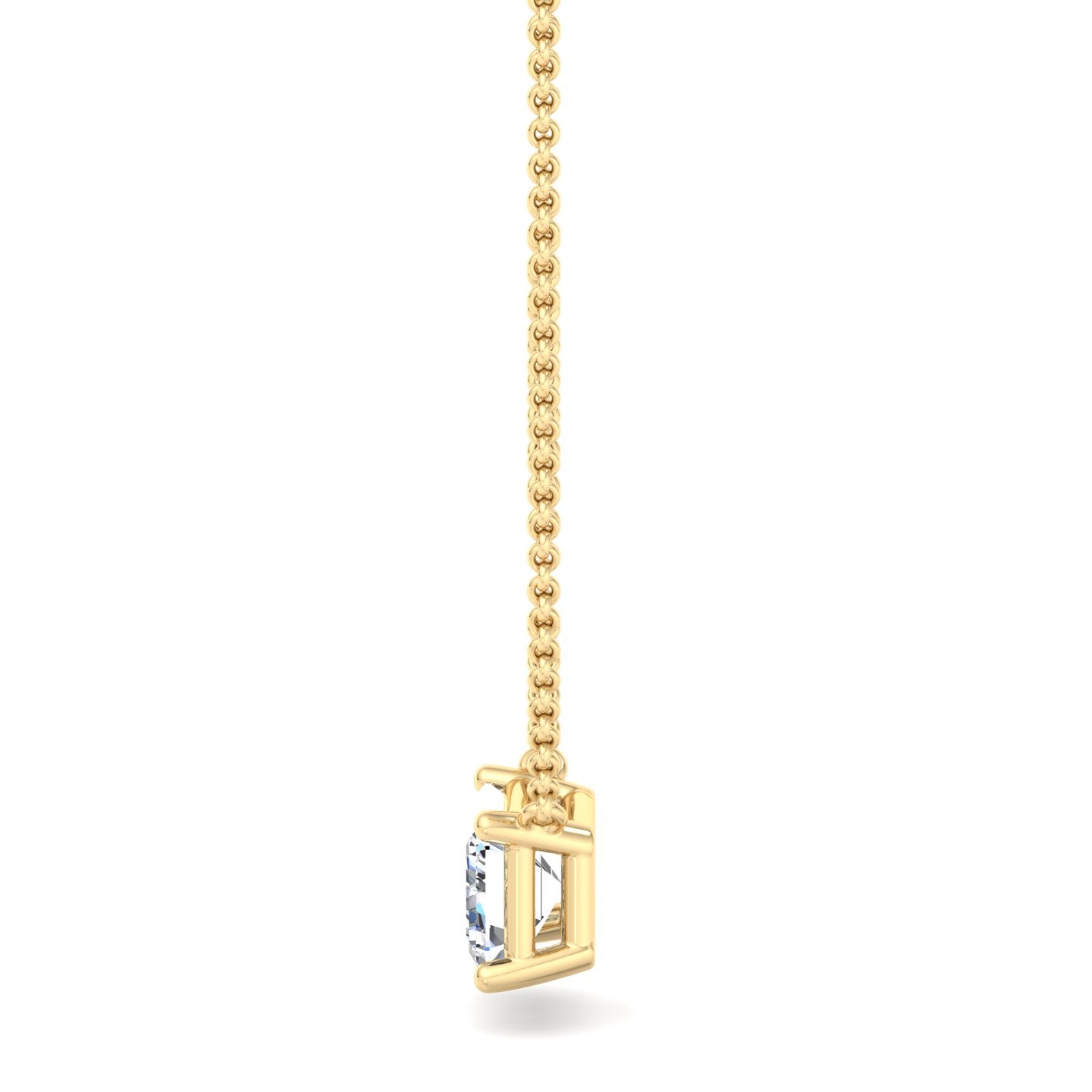 Rectangular Diamond Pendant