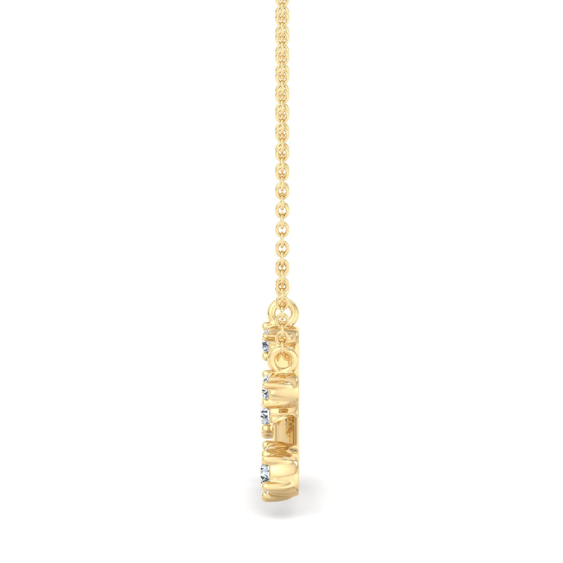 Diamond Crisscross Pendant