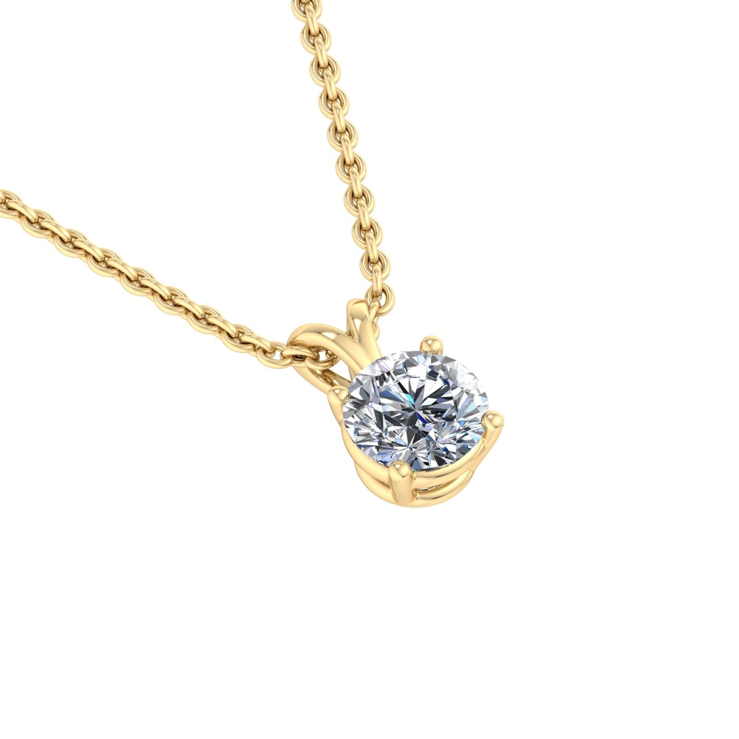 Classic Gold Diamond Pendant